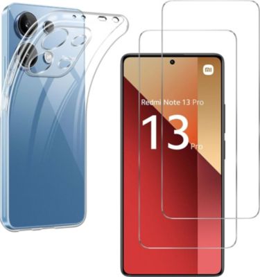 Pack PHONILLICO Xiaomi Redmi Note 13 PRO 4G -Coque+Verre