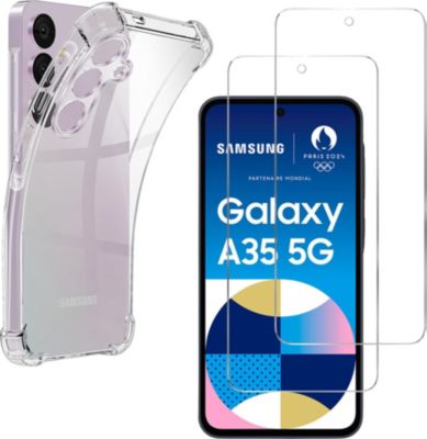 Pack PHONILLICO Samsung Galaxy A35 5G - Coque + Verre