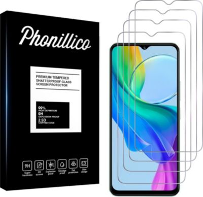 Protège écran PHONILLICO Vivo Y03 - Verre trempé x4