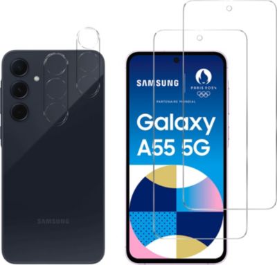 Pack PHONILLICO Samsung Galaxy A55 5G - Verre trempé