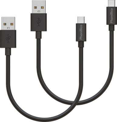 Câble USB C PHONILLICO 20 cm Xiaomi Redmi Note 12 / Note 12 Pro