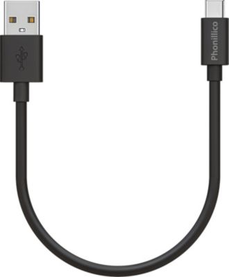 Câble USB C PHONILLICO 20 cm Asus Zenfone 5 / 5Z / 3 ZOOM