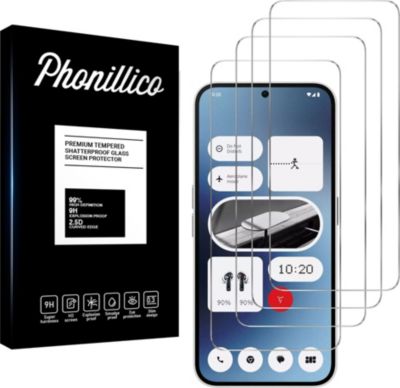 Protège écran PHONILLICO Nothing Phone 2a - Verre trempé x4