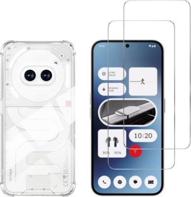 Pack PHONILLICO Nothing Phone 2a - Antichoc+Verre trempé Pack PHONILLICO Nothing Phone 2a - Antichoc+Verre trempé
