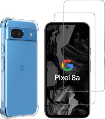 Pack PHONILLICO Google Pixel 8a - Antichoc+verre trempé Pack PHONILLICO Google Pixel 8a - Antichoc+verre trempé
