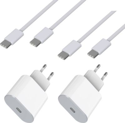 Chargeur + câble PHONILLICO iPad Air 11  13  Pro 11  13  2024 - 20W