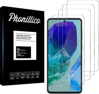Protège écran PHONILLICO Samsung Galaxy M55 5G - Verre trempé x4