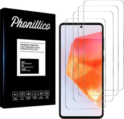 Protège écran PHONILLICO Samsung Galaxy F55 5G - Verre trempé x4 Protège écran PHONILLICO Samsung Galaxy F55 5G - Verre trempé x4
