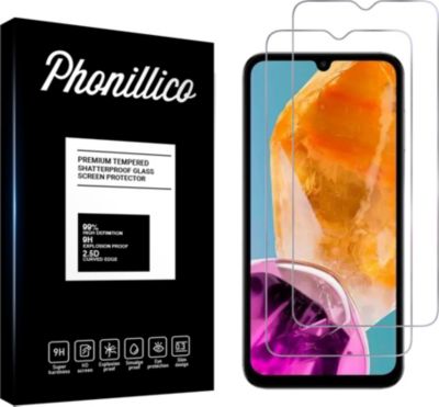 Protège écran PHONILLICO Samsung Galaxy M15 5G - Verre trempé x2