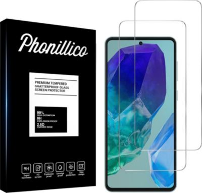 Protège écran PHONILLICO Samsung Galaxy M55 5G - Verre trempé x2