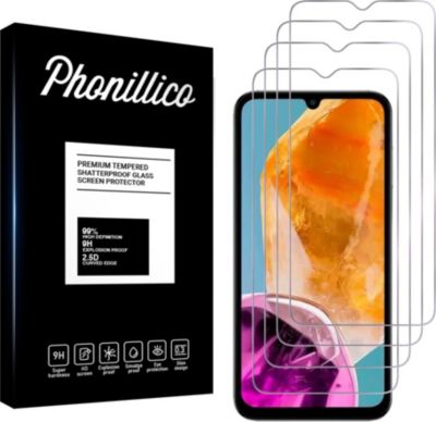 Protège écran PHONILLICO Samsung Galaxy M15 5G - Verre trempé x4