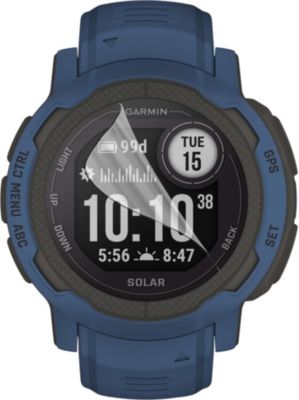 Coque Silicone Pour Garmin Instinct 3 50mm - Protection écran, Noir, Compatible