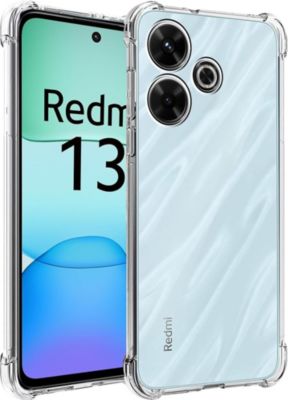 Coque PHONILLICO Xiaomi Redmi 13 - Antichoc Transparent