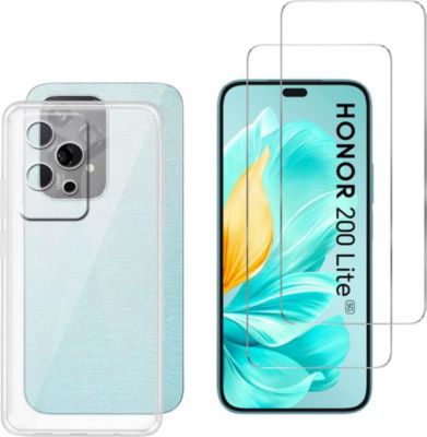 Pack PHONILLICO Honor 200 Lite - Coque TPU+Verre trempé