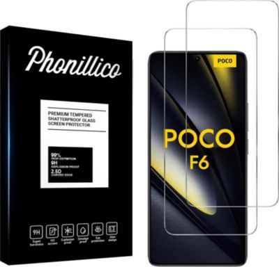 Protège écran PHONILLICO Xiaomi Poco F6 5G - Verre trempé x2 Protège écran PHONILLICO Xiaomi Poco F6 5G - Verre trempé x2