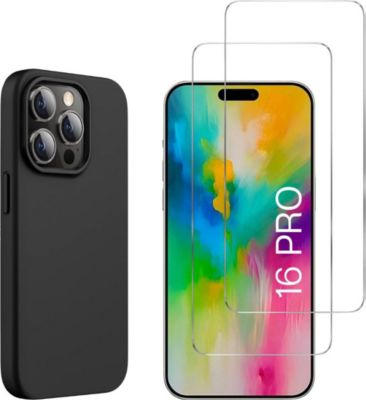 Pack PHONILLICO iPhone 16 Pro - Coque et verre trempé