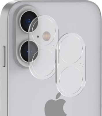 Protège objectif PHONILLICO iPhone 16 / iPhone 16 Plus -Verre caméra