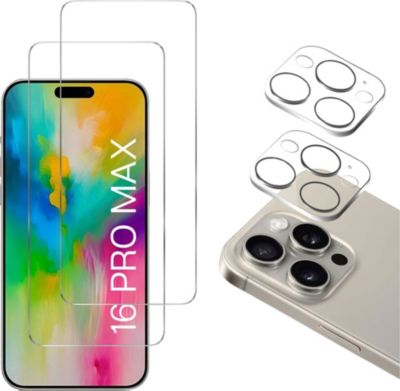 Pack PHONILLICO iPhone 16 Pro Max - Verre trempé