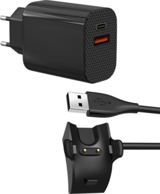 Chargeur + câble PHONILLICO Honor Band 5/Band 4/Band 3/Band 3 PRO