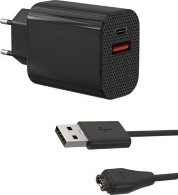 Chargeur + câble PHONILLICO Garmin Fenix 8 E 7 Forerunner 945 ...