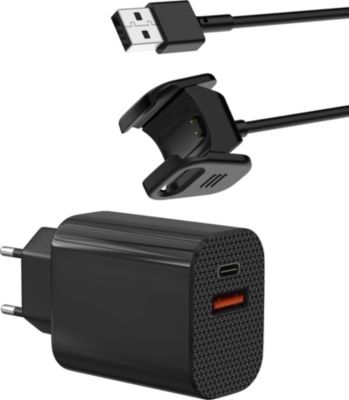Chargeur + câble PHONILLICO Fitbit Charge 4 - Chargeur + Cable