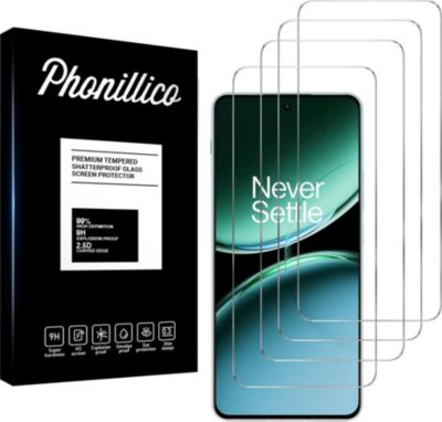Protège écran PHONILLICO OnePlus Nord 4 - Verre trempé x4