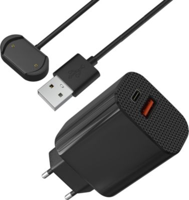 Chargeur + câble PHONILLICO Amazfit GTR 3/GTR 4/GTS 3/GTS 4/T-REX 2