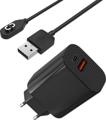Chargeur + câble PHONILLICO AfterShokz OpenRun/Pro/Mini/Aeropex