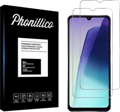 Protège écran PHONILLICO Xiaomi Redmi 14C - Verre trempé x2 Protège écran PHONILLICO Xiaomi Redmi 14C - Verre trempé x2