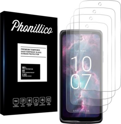 Protège écran PHONILLICO Crosscall Stellar X5 - Verre trempé x4