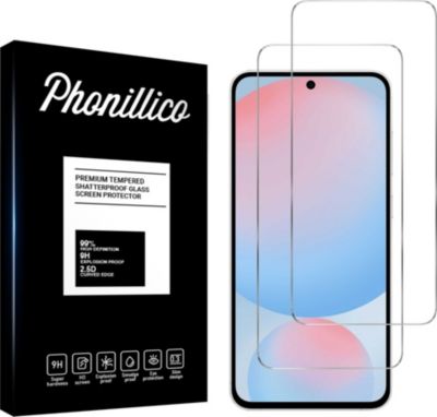 Protège écran PHONILLICO Samsung Galaxy S24 FE - Verre trempé x2