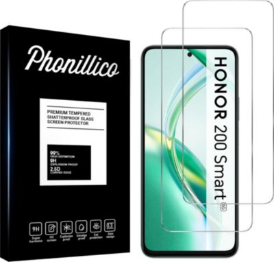 Protège écran PHONILLICO Honor 200 Smart 5G - Verre trempé x2 Protège écran PHONILLICO Honor 200 Smart 5G - Verre trempé x2