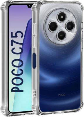 Coque PHONILLICO Xiaomi Poco C75 - Antichoc Transparent