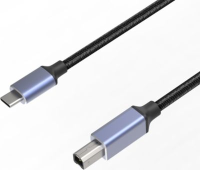 Câble imprimante PHONILLICO Cable Imprimante USB-C 3 m USB 2.0 B
