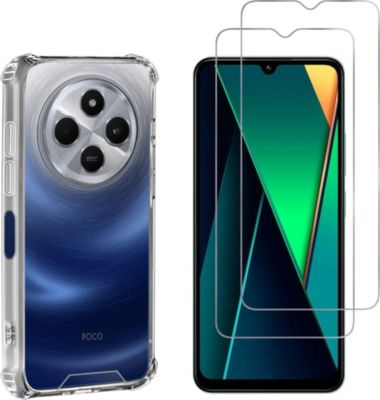 Pack PHONILLICO Xiaomi Poco C75 - Coque + Verre trempé