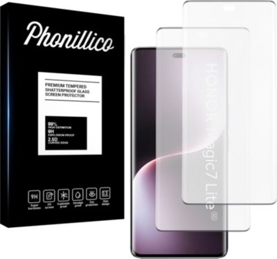 Protège écran PHONILLICO Honor Magic 7 Lite 5G - Verre trempé x2 Protège écran PHONILLICO Honor Magic 7 Lite 5G - Verre trempé x2