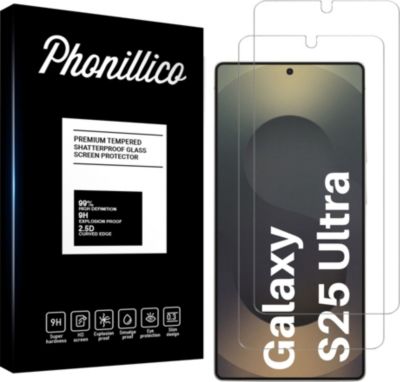 Protège écran PHONILLICO Samsung Galaxy S25 ULTRA - Verre trempé Protège écran PHONILLICO Samsung Galaxy S25 ULTRA - Verre trempé