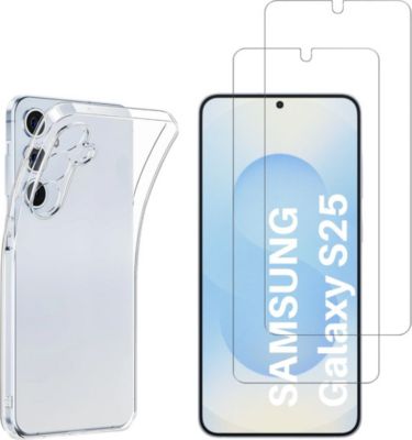 Pack PHONILLICO Samsung Galaxy S25 -Coque + Verre trempé Pack PHONILLICO Samsung Galaxy S25 -Coque + Verre trempé