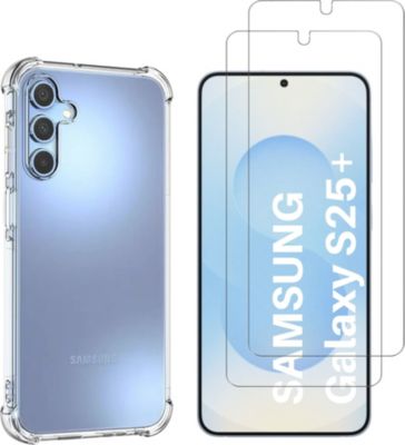Pack PHONILLICO Samsung Galaxy S25 PLUS - Coque + Verre