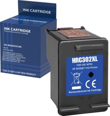 Cartouche d'encre PHONILLICO 302XL Noir Pour HP Deskjet Envy