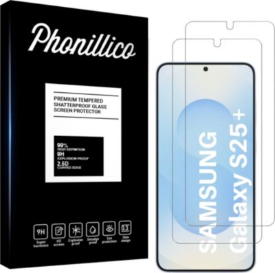 Protège écran PHONILLICO Samsung Galaxy S25 PLUS - Verre trempé