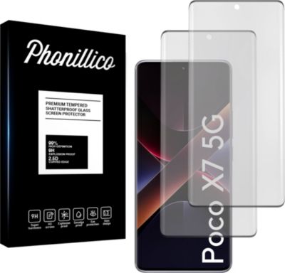 Protège écran PHONILLICO Xiaomi Poco X7 5G - Verre trempé x2 Protège écran PHONILLICO Xiaomi Poco X7 5G - Verre trempé x2