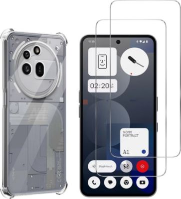 Pack PHONILLICO Nothing Phone 3a Pro - Coque + verre