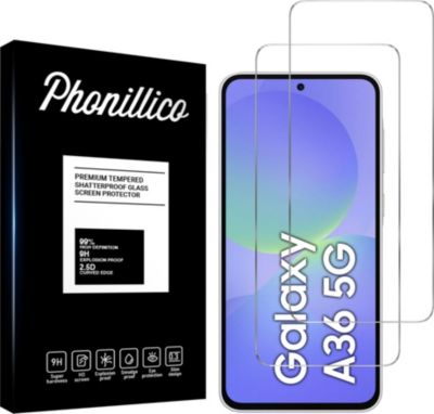 Protège écran PHONILLICO Samsung Galaxy A36 5G - Verre trempé x2