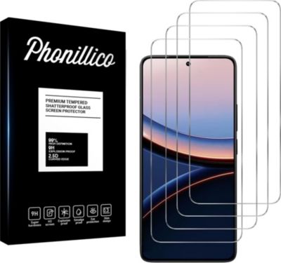 Protège écran PHONILLICO Xiaomi Poco F7 ULTRA 5G -Verre trempé x4