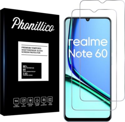 Protège écran PHONILLICO Realme Note 60 - Verre trempé x2 Protège écran PHONILLICO Realme Note 60 - Verre trempé x2
