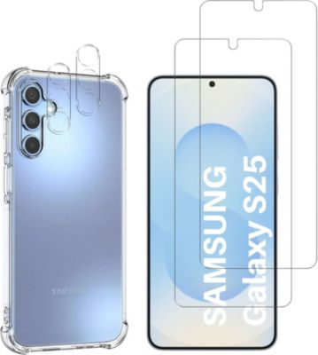 Pack PHONILLICO Samsung Galaxy S25 - Coque+Verre trempé