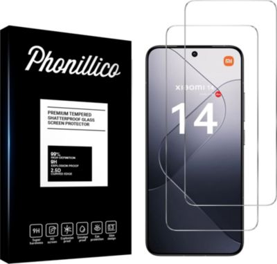 Protège écran PHONILLICO Xiaomi 14 - Verre trempé x2