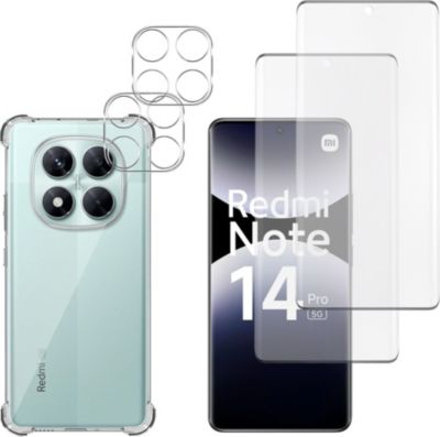 Pack PHONILLICO Xiaomi Redmi Note 14 Pro 5G -Coque+Verre Pack PHONILLICO Xiaomi Redmi Note 14 Pro 5G -Coque+Verre