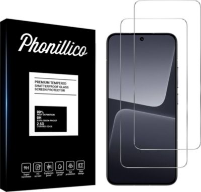 Protège écran PHONILLICO Xiaomi 13/Xiaomi 14/Xiaomi 15 - Verre x2 Protège écran PHONILLICO Xiaomi 13/Xiaomi 14/Xiaomi 15 - Verre x2